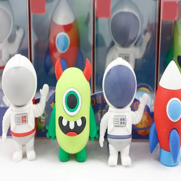 Astronaut Monster Space Eraser for Schooling Kids - Pack of 1 - Picture 4 of 8